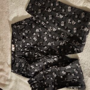 Bongo grey floral jeans 26